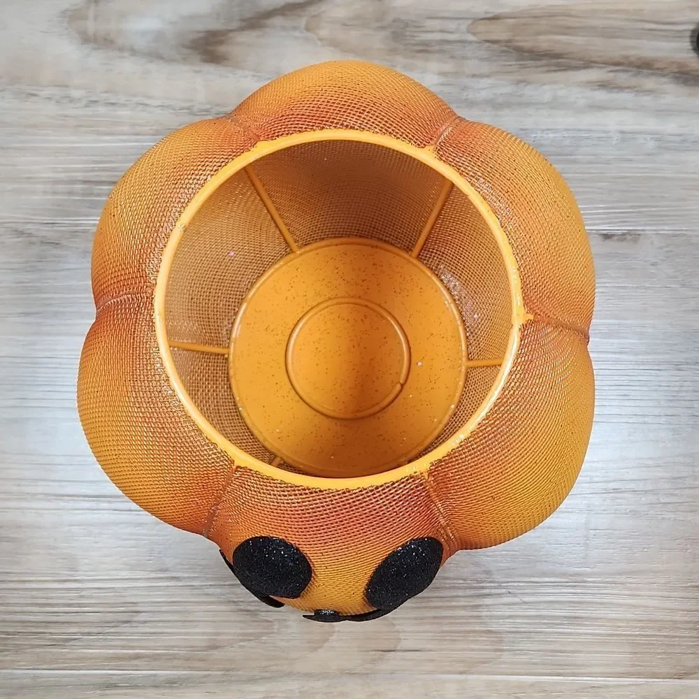 🩵PartyLite Orange Mr. Pumpkinhead Tealight Candle Holder - Picture 7 of 13